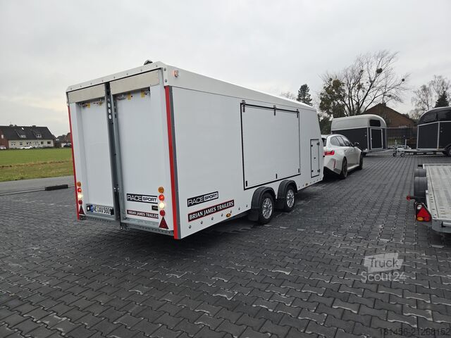 Transportador de vehículos Brian James Trailers Race Sport 340-5000 Leichtmetallräder verfügbar aus Vorrat
