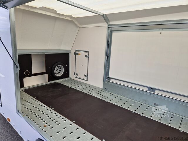 Transportador de vehículos Brian James Trailers Race Sport 340-5000 Leichtmetallräder verfügbar aus Vorrat