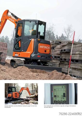 Miniekskavators HITACHI ZX48U-6