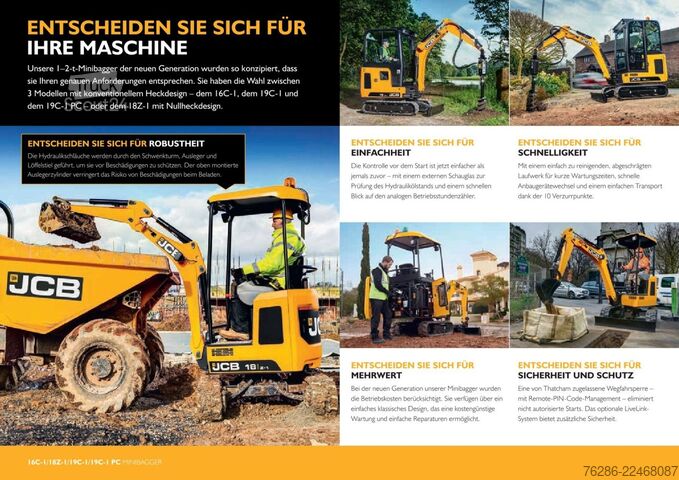 Minikaivinkone JCB 19C-1