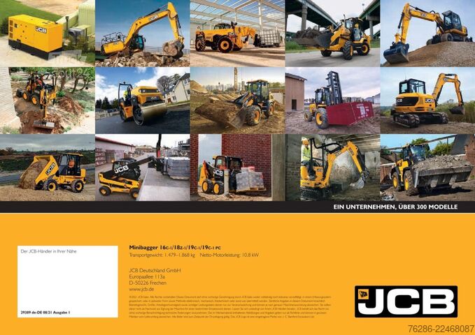 Minikaivinkone JCB 19C-1