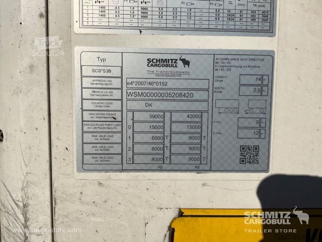Reefer semitrailer Schmitz Cargobull Tiefkühler Standard Doppelstock