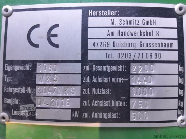Stivuitor frontal Schmitz Leiber WKS