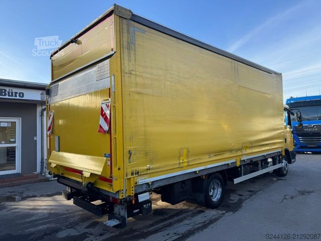 Curtain sider van MAN TGL 8.220 L Schiebeplane+LBW/Klima/Luftgef.TÜV