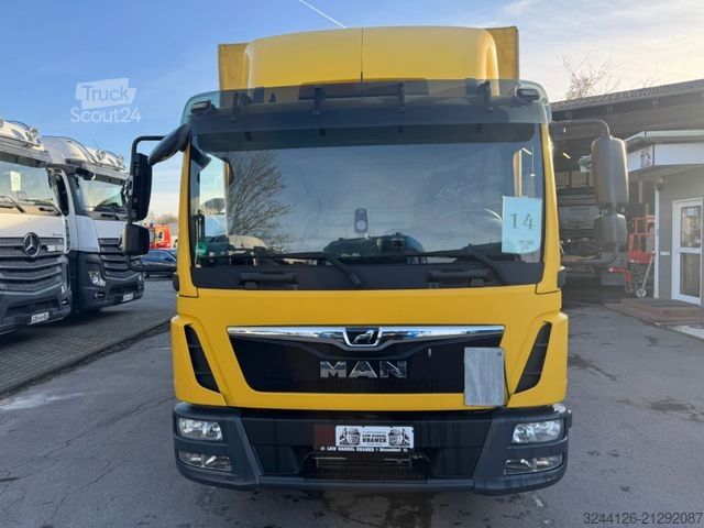 Curtain sider van MAN TGL 8.220 L Schiebeplane+LBW/Klima/Luftgef.TÜV