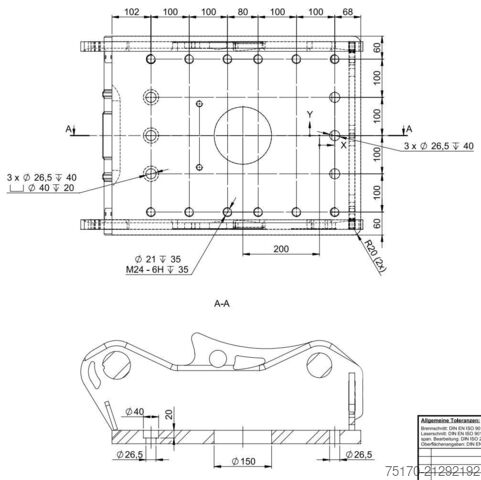 Schnellwechsler OilQuick OQ65 Adapterplatte für Westtech & mehr / NEU