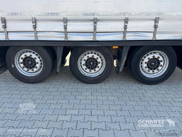 Atvērta puspiekabe ar tentu Schmitz Cargobull Curtainsider Mega