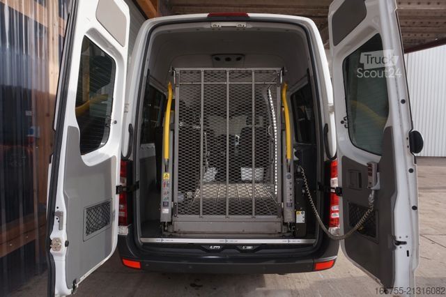 Mikroautobusas MERCEDES-BENZ Sprinter 313CDi Bus mit Rampe Klima