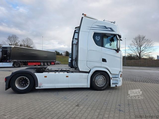 Standart çekici ünitesi SCANIA S500 full option, Retrader, TV, Navi,Vollspoiler