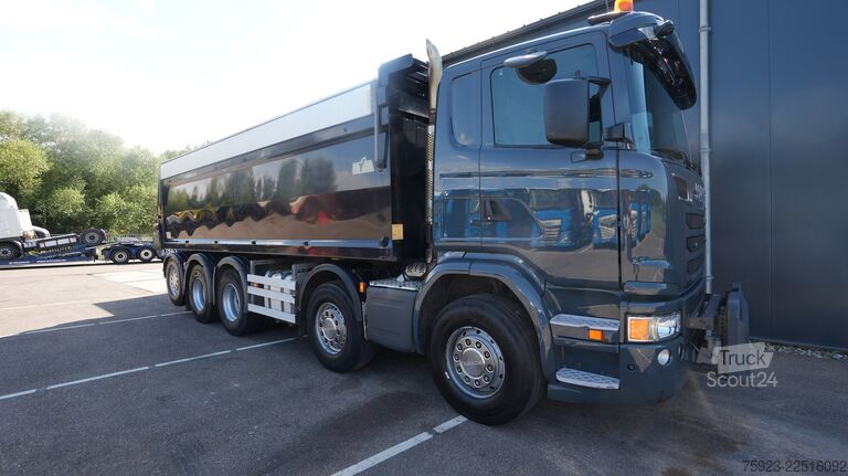 شاحنة قلابة Scania G 410 10x4 Tipper truck 626.200km