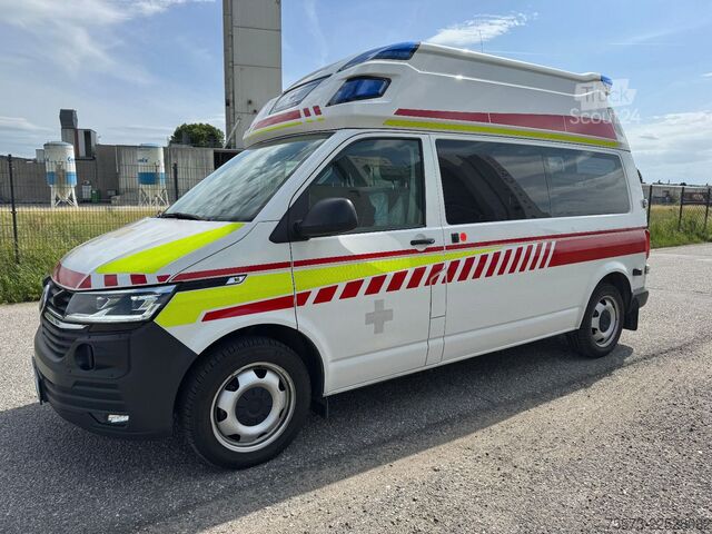 Camion de pompiers VW VW T6.1, 2.0 TDI, mit Rampe, Trage und Sessel