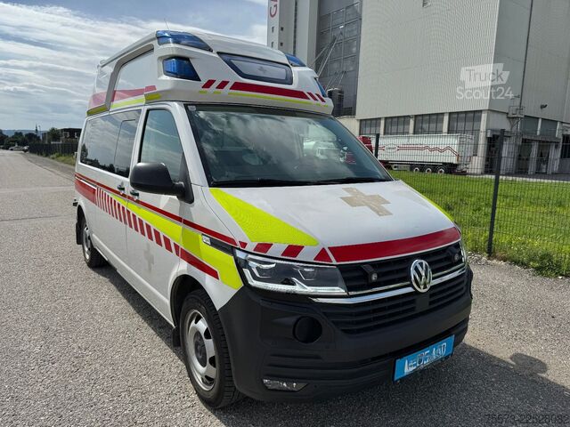 Camion de pompiers VW VW T6.1, 2.0 TDI, mit Rampe, Trage und Sessel