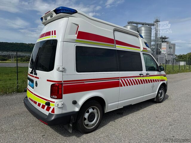 Camion de pompiers VW VW T6.1, 2.0 TDI, mit Rampe, Trage und Sessel