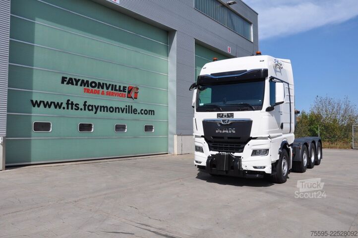 Schwerlast LKW/SZM MAN TGX 41.640 8x4 WSK BB, 250 to push pull, Hydr.