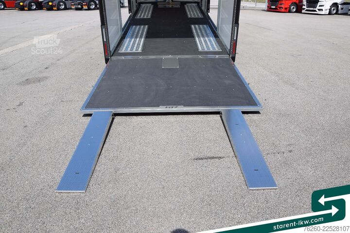 Ремарке за превоз на автомобили BRIAN JAMES TRAILERS Race Transporter 7 extra Hoch Solar Kamera