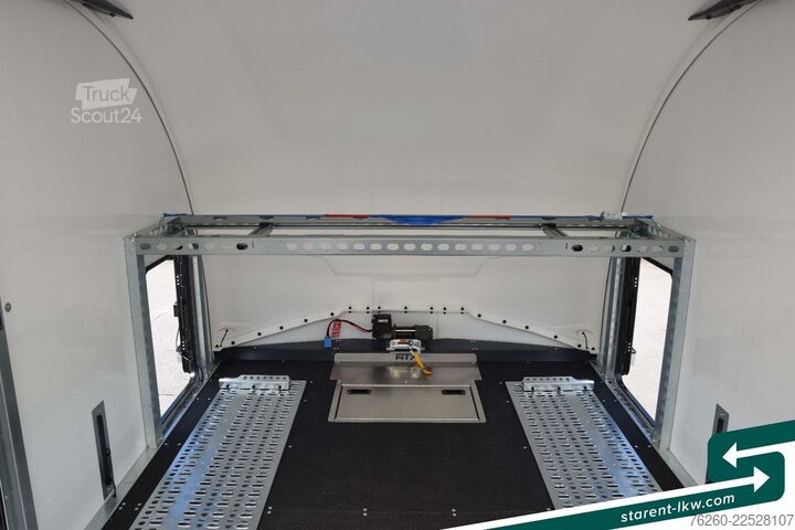 Ремарке за превоз на автомобили BRIAN JAMES TRAILERS Race Transporter 7 extra Hoch Solar Kamera