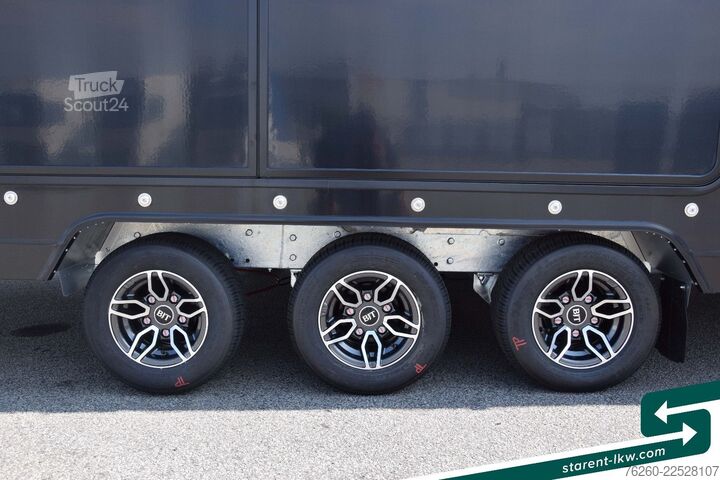 Ремарке за превоз на автомобили BRIAN JAMES TRAILERS Race Transporter 7 extra Hoch Solar Kamera