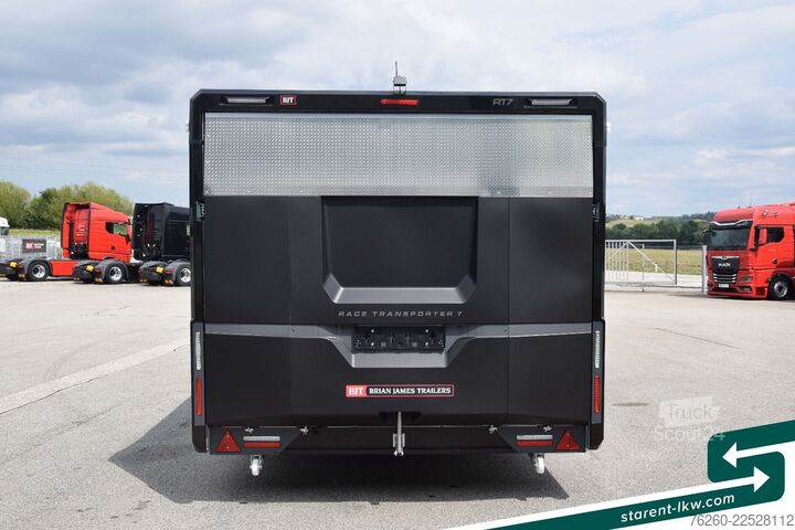 مقطورة ناقلة سيارات BRIAN JAMES TRAILERS Race Transporter 7 Seilwinde Solar Kamera