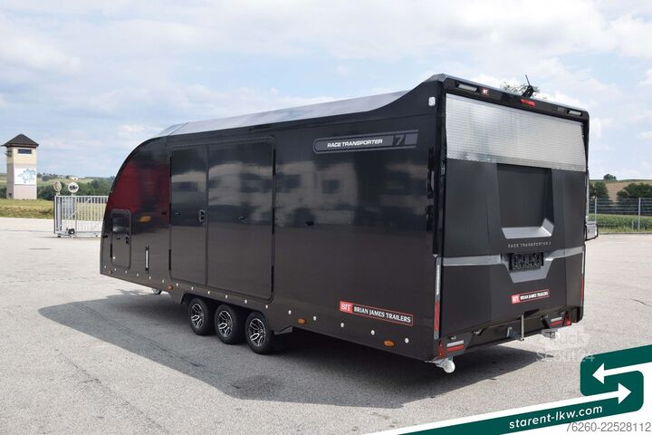 مقطورة ناقلة سيارات BRIAN JAMES TRAILERS Race Transporter 7 Seilwinde Solar Kamera