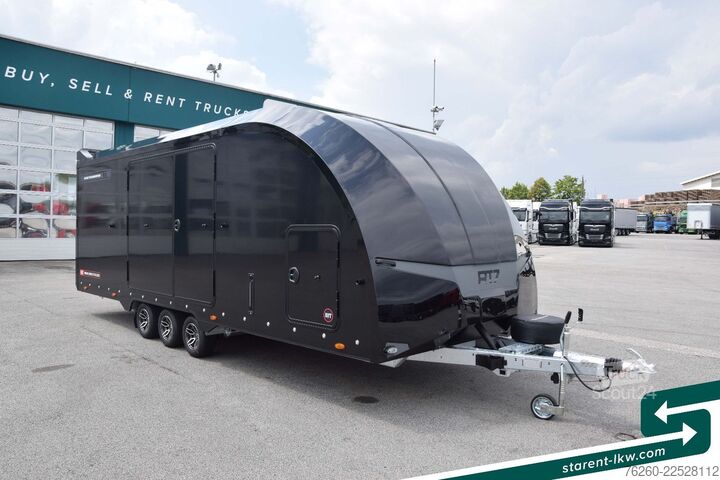 مقطورة ناقلة سيارات BRIAN JAMES TRAILERS Race Transporter 7 Seilwinde Solar Kamera