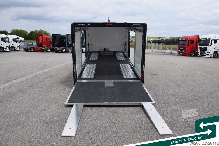 مقطورة ناقلة سيارات BRIAN JAMES TRAILERS Race Transporter 7 Seilwinde Solar Kamera