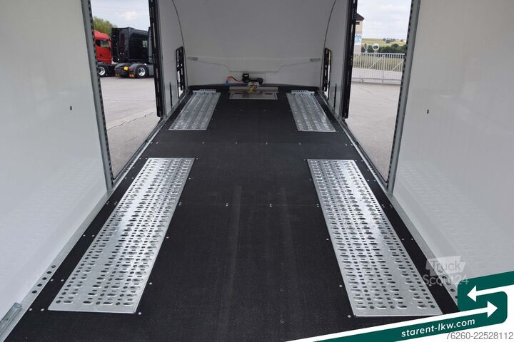 مقطورة ناقلة سيارات BRIAN JAMES TRAILERS Race Transporter 7 Seilwinde Solar Kamera