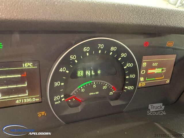 Kranbil Volvo FH 500 6x4 + KWB trailer met HIAB 477-8