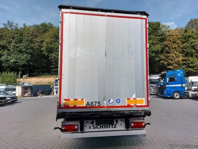Semi-remorque bâchée SCHMITZ CARGOBULL SCS 24- JOLODA- KONIKI- LIFT- SAF- Edscha- Porta