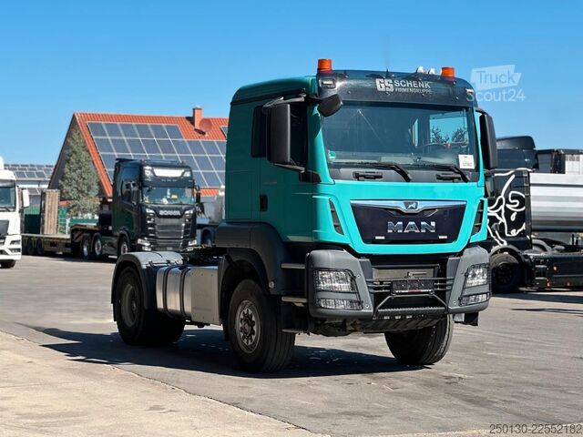 Τυπική μονάδα τράκτορα MAN TGS 18.500 4x4 BLS SA MEILLER 1-Weg-Hydraulik