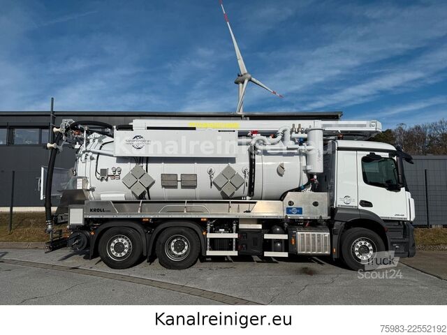 Saugwagen MERCEDES-BENZ Arocs 2546 6x2 KROLL Kombi HD SD ADR