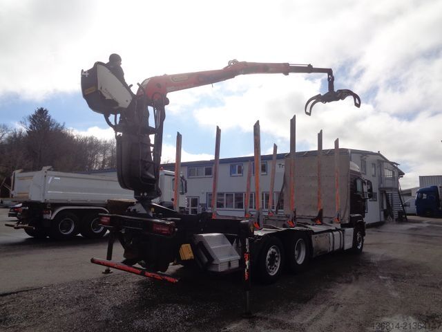 Tovornjak za prevoz hlodovine MAN TGS 26.500 6x4 Hydrodrive Epsilon M12Z