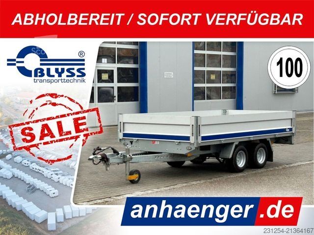 Reboque para automóvel BLYSS Condor I Hochlader 310x160x40cm 2700kgGG