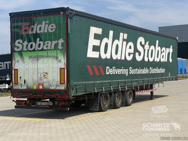 Åben sættevogn med presenning Schmitz Cargobull Curtainsider Mega