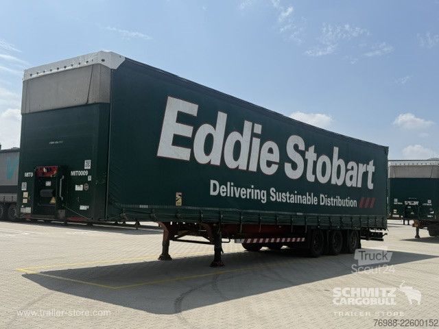Åben sættevogn med presenning Schmitz Cargobull Curtainsider Mega
