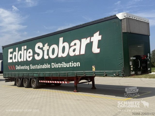 Åben sættevogn med presenning Schmitz Cargobull Curtainsider Mega