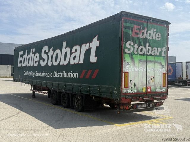 Åben sættevogn med presenning Schmitz Cargobull Curtainsider Mega