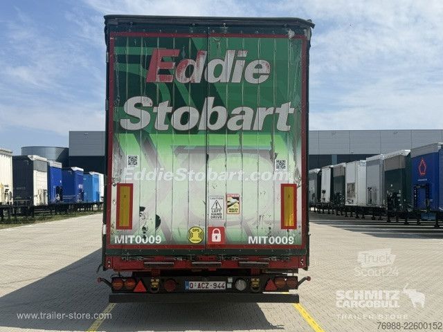 Åben sættevogn med presenning Schmitz Cargobull Curtainsider Mega