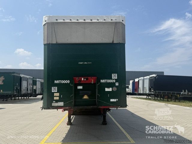 Åben sættevogn med presenning Schmitz Cargobull Curtainsider Mega