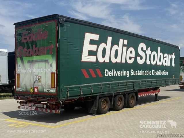 Åben sættevogn med presenning Schmitz Cargobull Curtainsider Mega