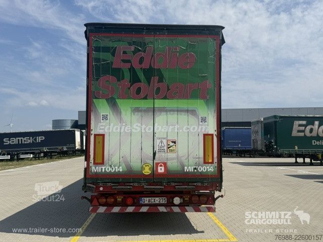 Åben sættevogn med presenning Schmitz Cargobull Curtainsider Mega