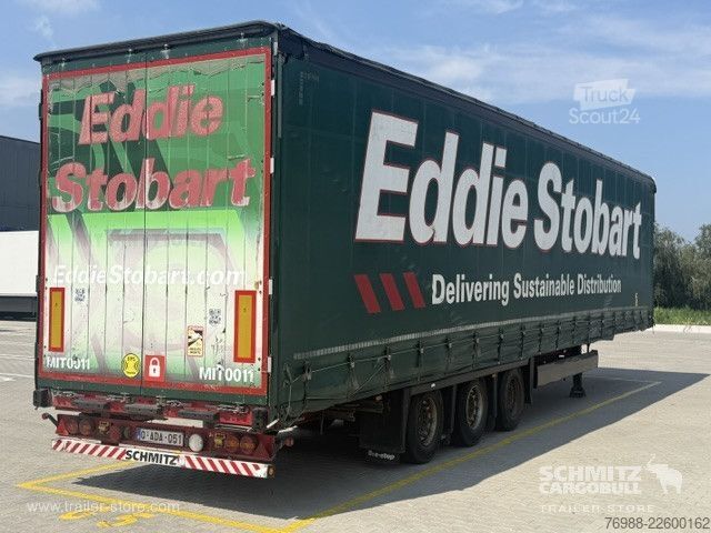 Åben sættevogn med presenning Schmitz Cargobull Curtainsider Mega