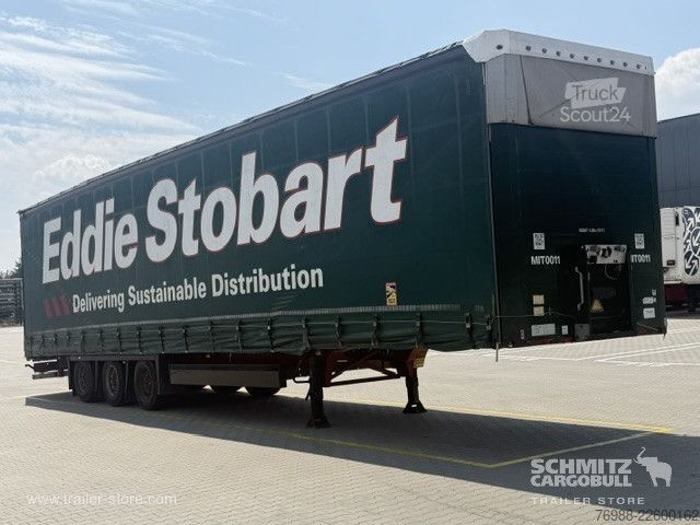 Åben sættevogn med presenning Schmitz Cargobull Curtainsider Mega