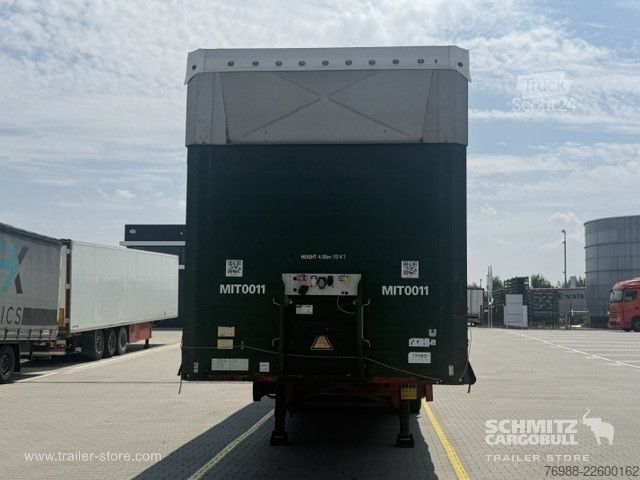 Åben sættevogn med presenning Schmitz Cargobull Curtainsider Mega