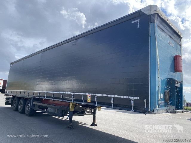 Brandalı açık yarı römork Schmitz Cargobull Semitrailer Curtainsider Standard