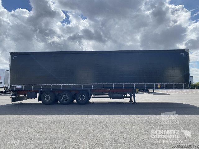 Brandalı açık yarı römork Schmitz Cargobull Semitrailer Curtainsider Standard