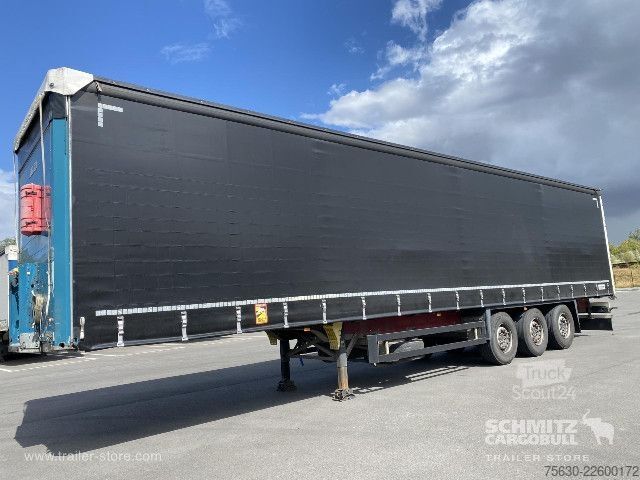 Brandalı açık yarı römork Schmitz Cargobull Semitrailer Curtainsider Standard