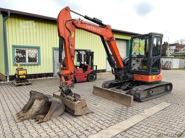 Lánctalpas kotrógép Hitachi ZX48U-5A CLR with 3 excavator buckets
