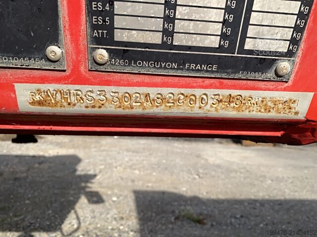 Tipptrailer ROBUSTE KAISER S3302A Steel Trailer