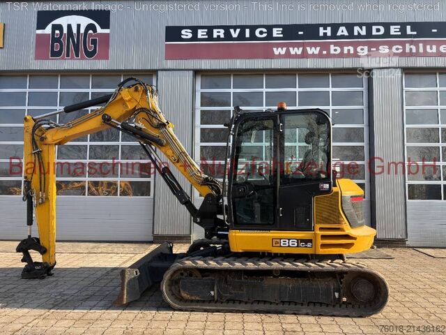 Escavadora Midi JCB 86C-2 TAB BJ 21 1.900h gebraucht Bagger