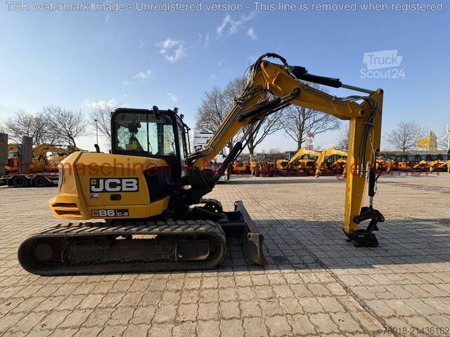 Escavadora Midi JCB 86C-2 TAB BJ 21 1.900h gebraucht Bagger